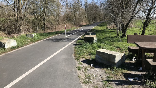 Radweg bei Wambeln
